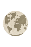 RugCycled washable rug World Map