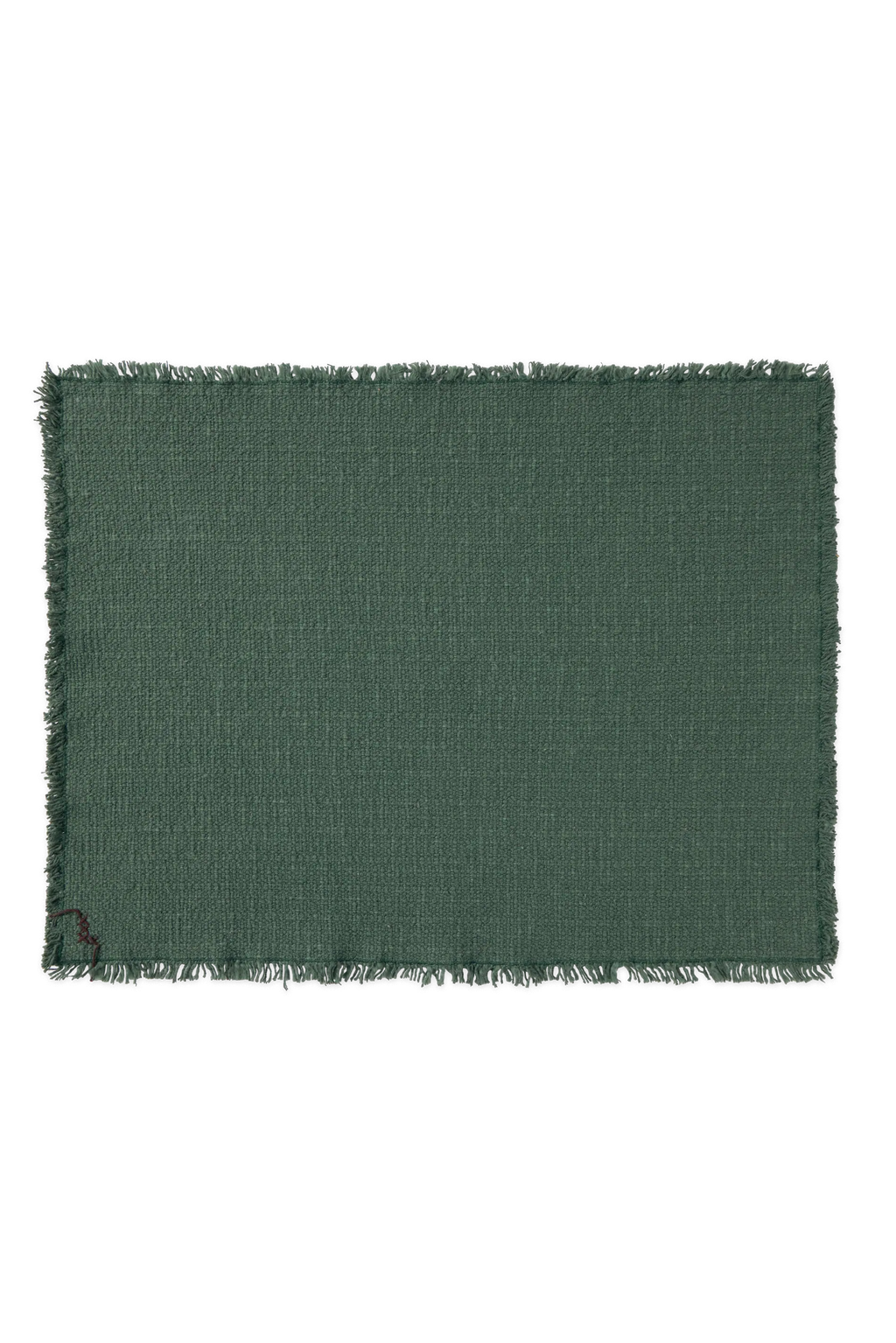 Handloom Placemats  Duck green (Set of 4)
