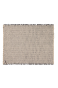 Handloom Placemats Natural and Dark Grey (Set of 4)