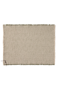 Handloom Placemats  Natural and Kaki  (Set of 4)
