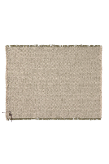 Handloom Placemats  Natural and Kaki  (Set of 4)
