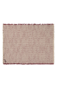 Handloom Placemats Natural and Marsala (Set of 4)