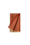 SET OF 4 NAPKINS VERTICAL TERRACOTA