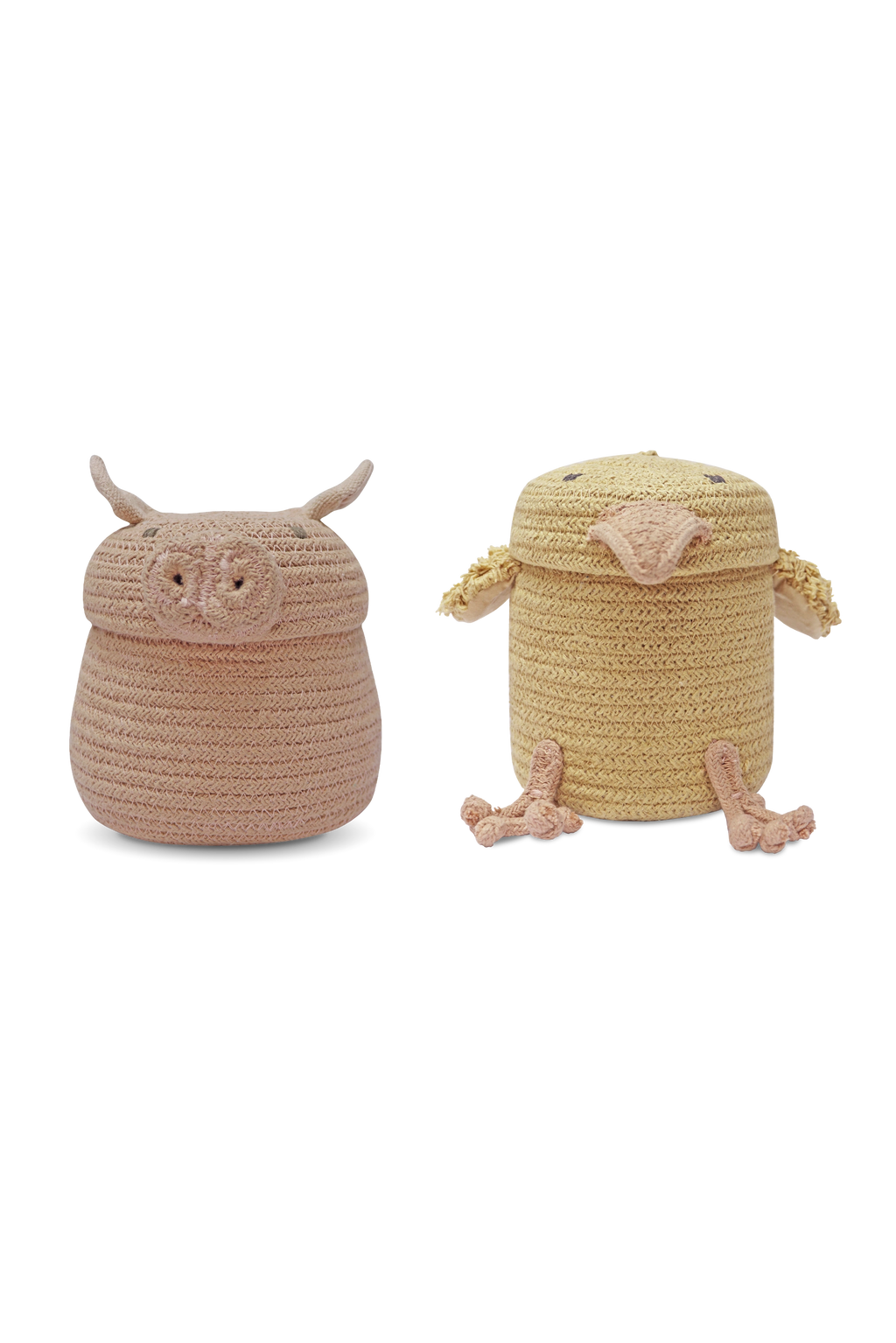 SET OF 2 BASKETS CHARLIE + PEGGY