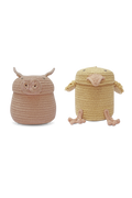 SET OF 2 BASKETS CHARLIE + PEGGY
