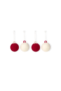 CHRISTMAS BALLS (SET OF 4)