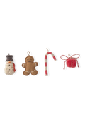 CHRISTMAS CREW ORNAMENTS (SET OF 4)