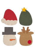 CHRISTMAS CREW PLACEMATS (SET OF 4)