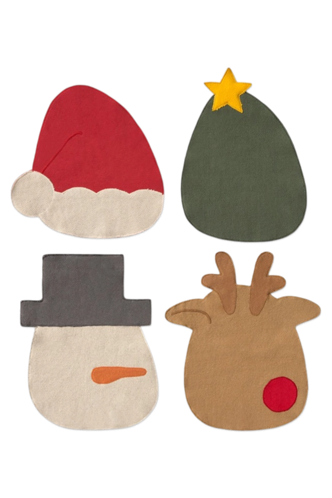 CHRISTMAS CREW PLACEMATS (SET OF 4)