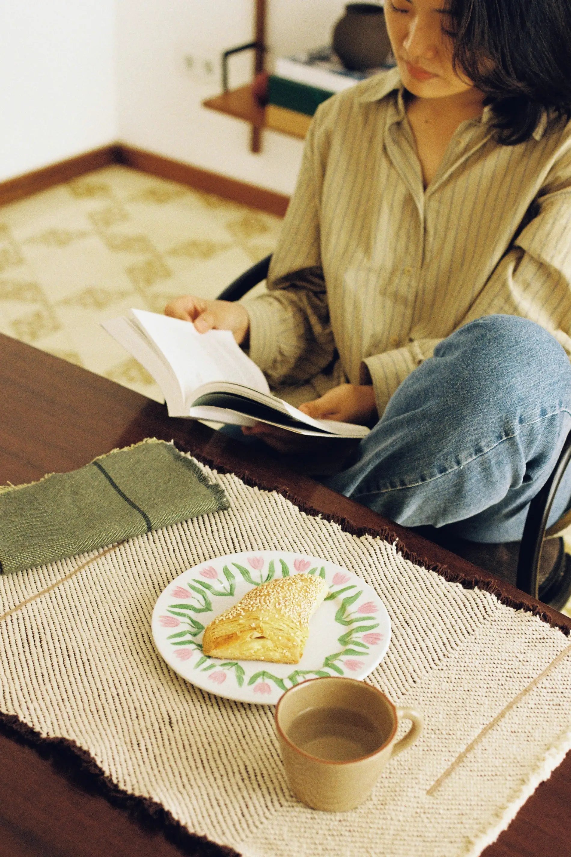 SET OF 2 PLACEMATS VERTICAL NATURAL