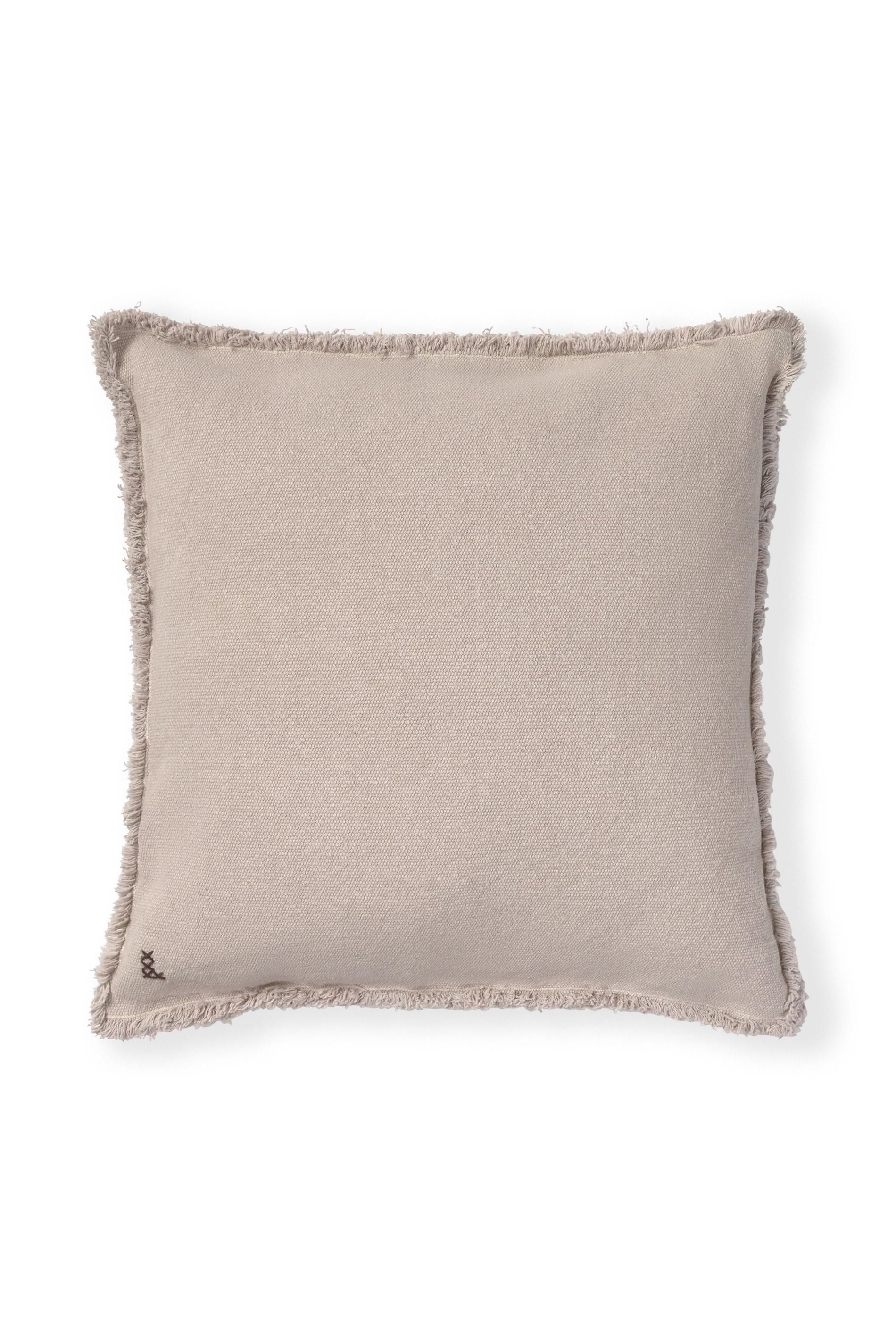 STONEWASHED SQUARE CUSHION NEW GREY