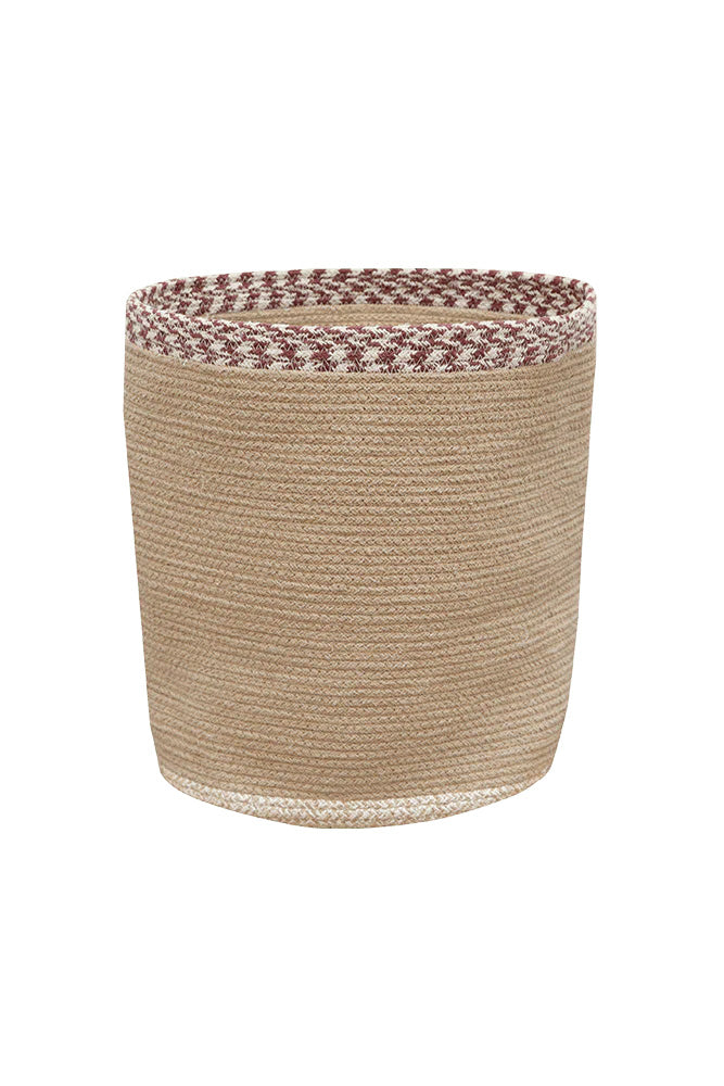 STORAGE BASKET SUSA TAUPE-Baskets-By Lorena Canals-1