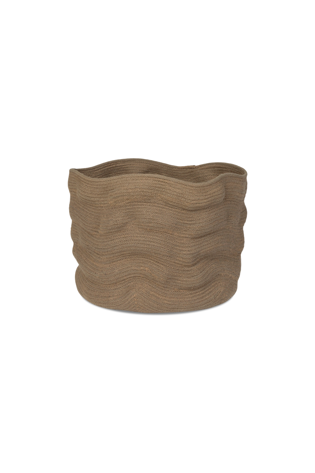 STONEWASHED BASKET TALL SOIL BROWN