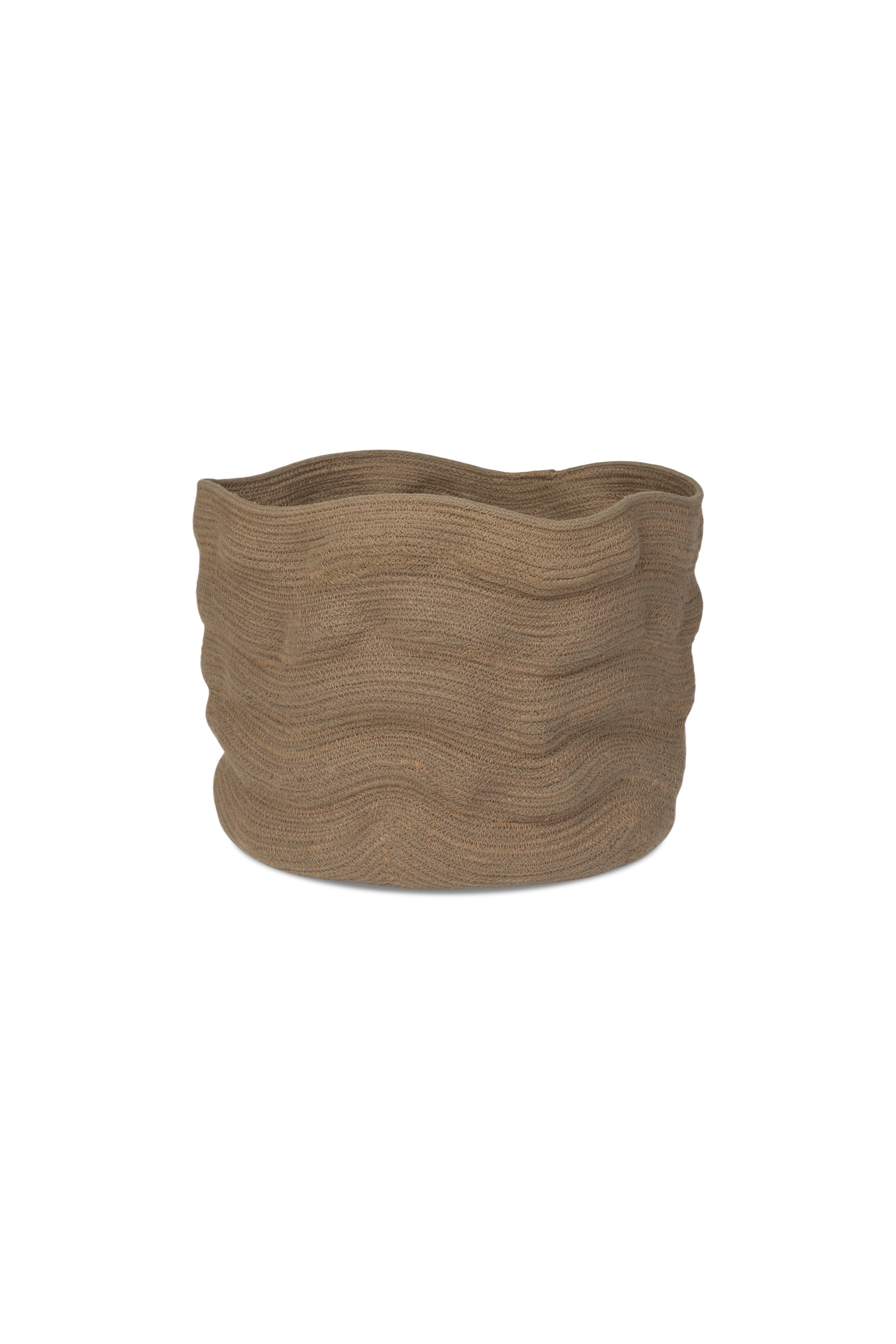 STONEWASHED BASKET TALL SOIL BROWN