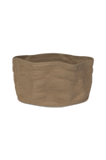STONEWASHED BASKET WIDE SOIL BROWN