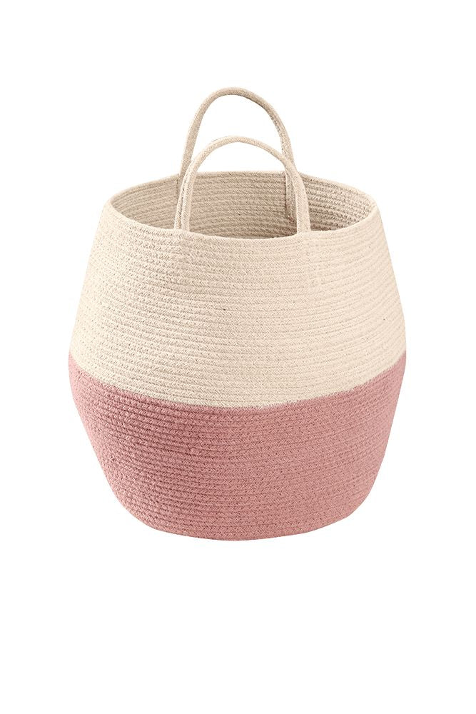 STORAGE BASKET ZOCO ASH ROSE-Basket-By Lorena Canals-1