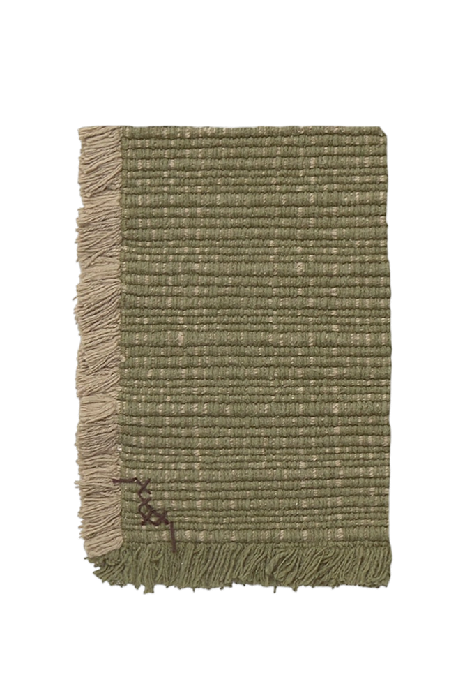 Swatch Handloom Rug Kaki and Beige