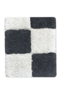 SWATCH WASHABLE RUG KITCHEN TILES DARK GREY