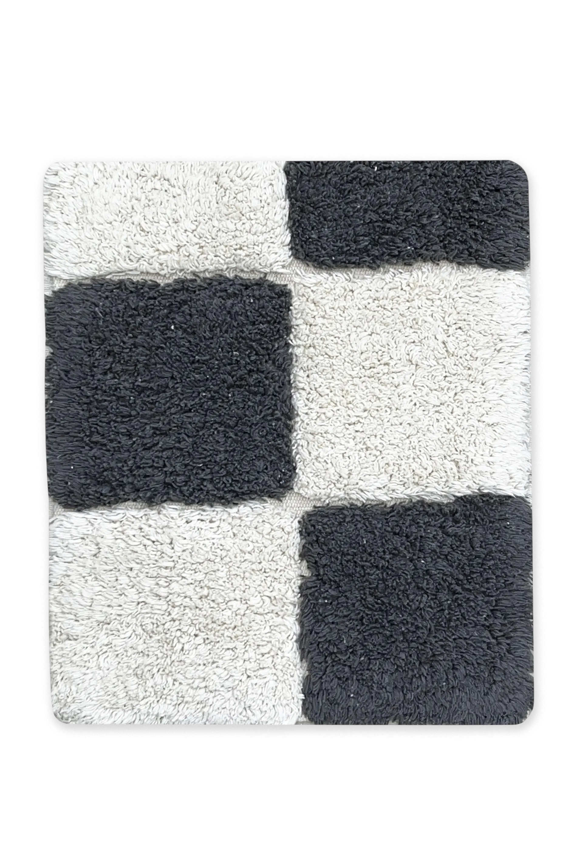 SWATCH WASHABLE RUG KITCHEN TILES DARK GREY