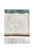 SWATCH WASHABLE RUG LANES VINTAGE BLUE