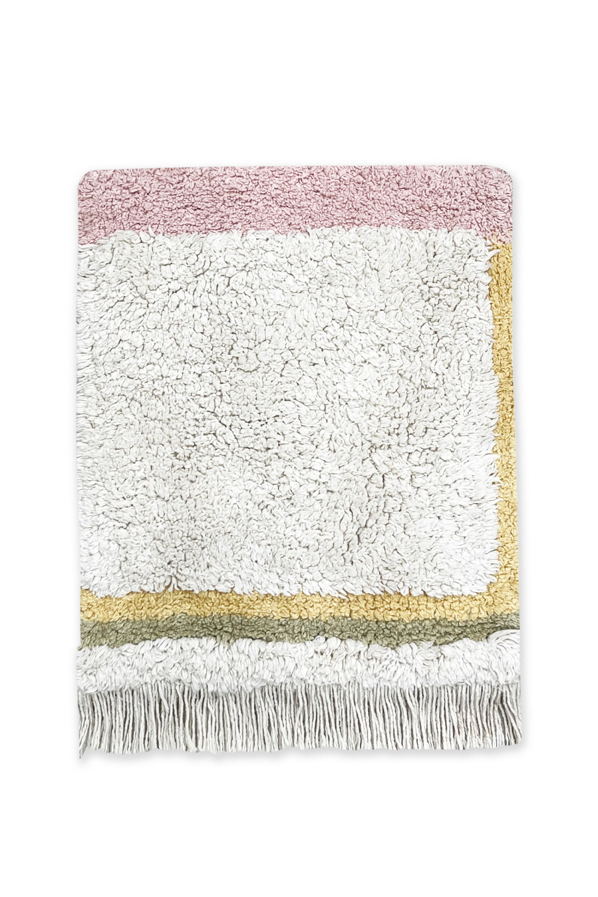 SWATCH WASHABLE RUG LANES VINTAGE NUDE