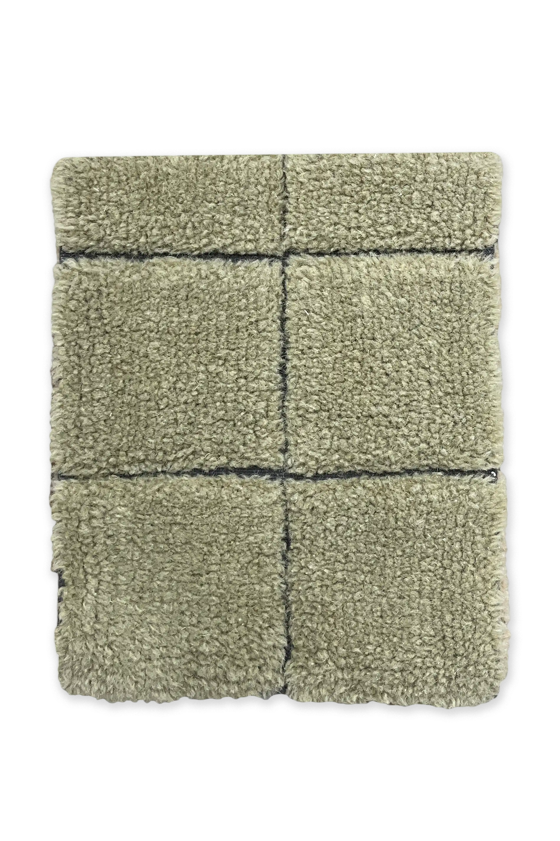 SWATCH WOOLABLE RUG MOSAIC MOSS