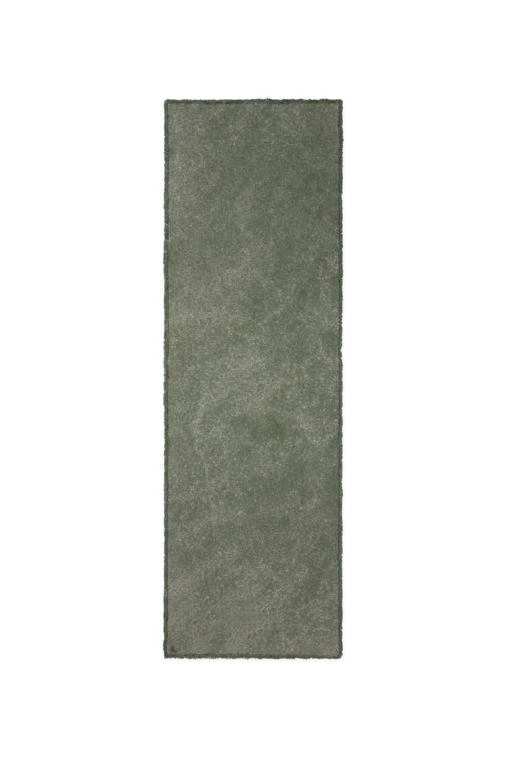 STONEWASHED TABLE RUNNER DUCK GREEN