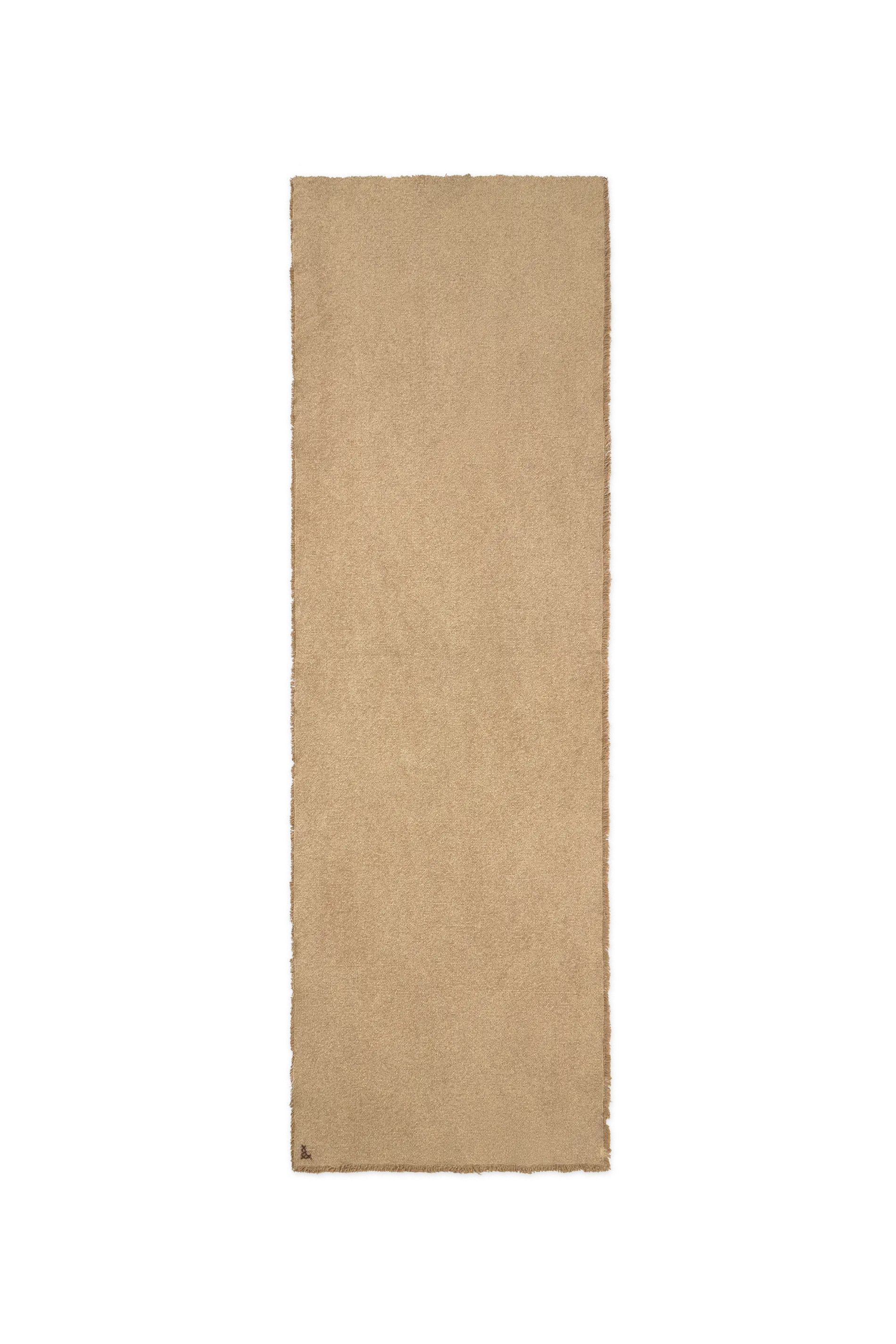 STONEWASHED TABLE RUNNER OCHRE