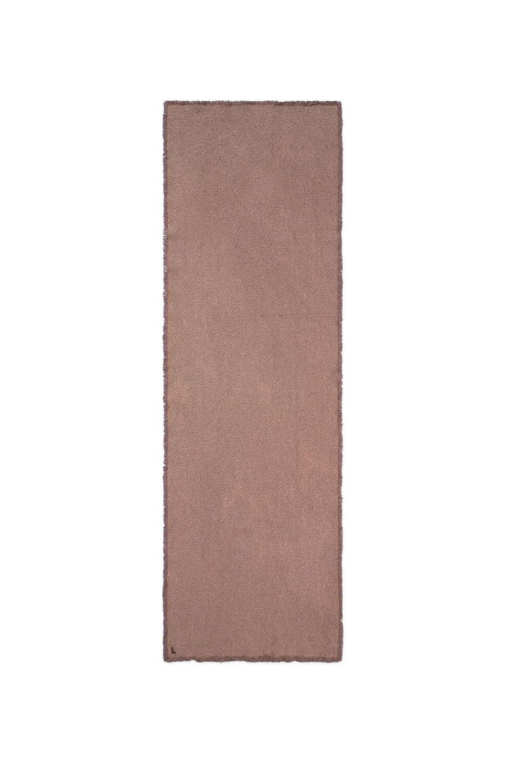 STONEWASHED TABLE RUNNER SOIL BROWN