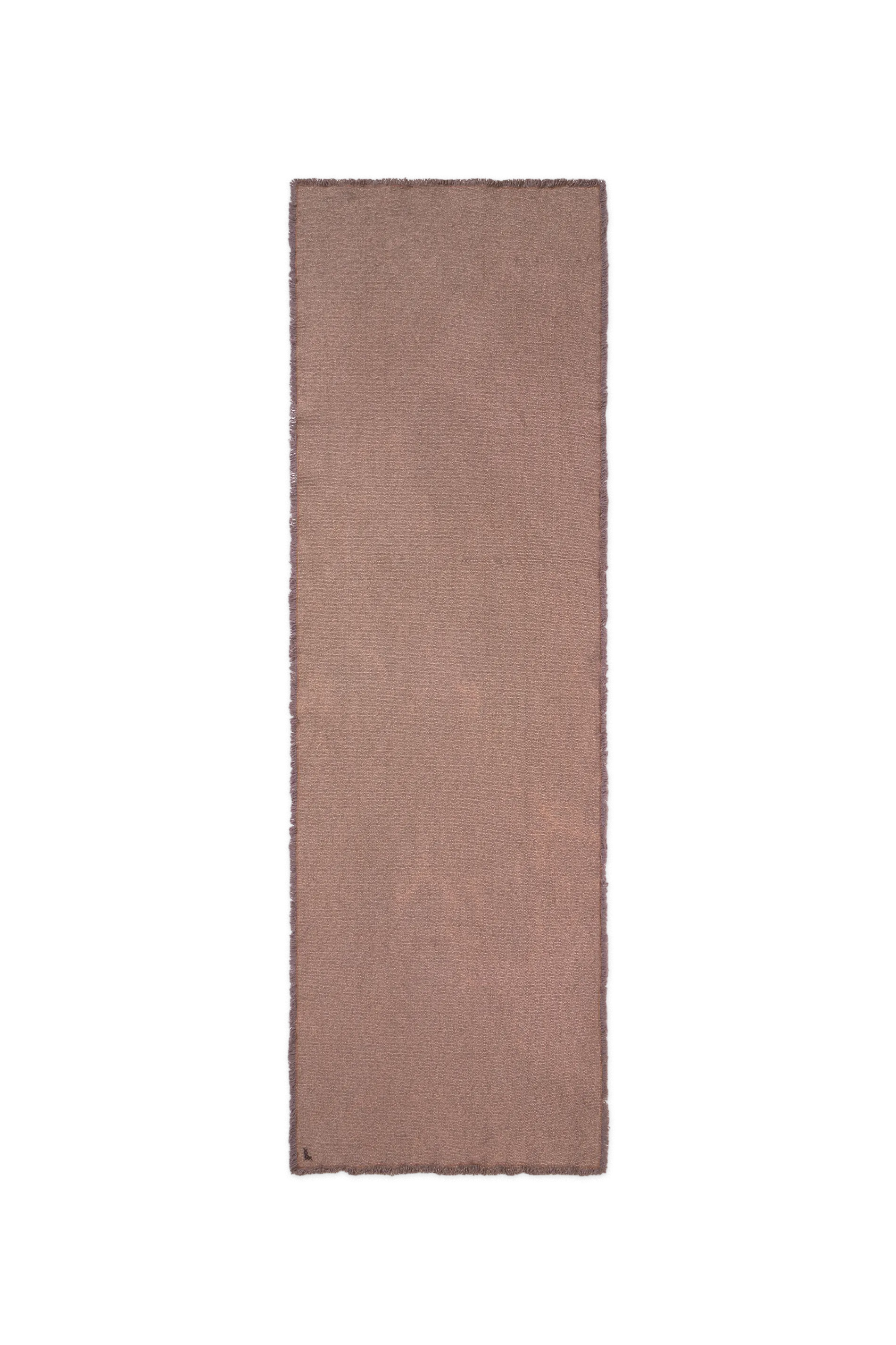 STONEWASHED TABLE RUNNER SOIL BROWN