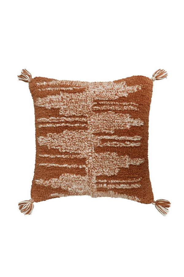 THROW PILLOW ZAGROS TERRACOTTA-MIX-Pillows-By Lorena Canals-1