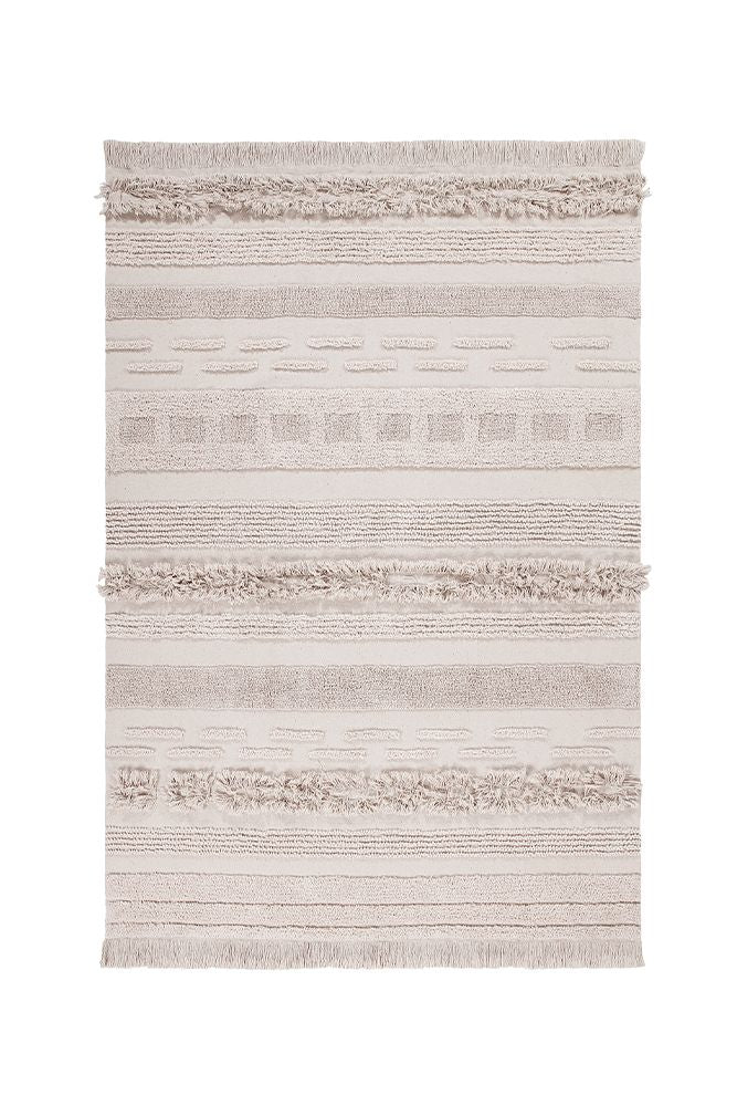 WASHABLE AREA RUG AIR NATURAL-Cotton Rugs-By Lorena Canals-1