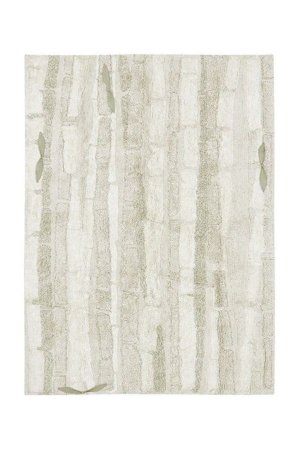WASHABLE AREA RUG BAMBOO FOREST-Cotton Rugs-By Lorena Canals-1