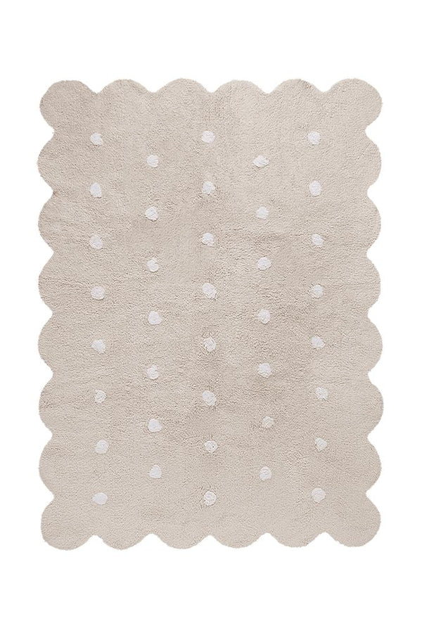 WASHABLE AREA RUG BISCUIT BEIGE-Cotton Rugs-By Lorena Canals-1