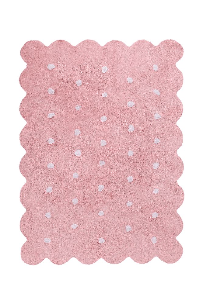 WASHABLE AREA RUG BISCUIT PINK-Cotton Rugs-By Lorena Canals-1