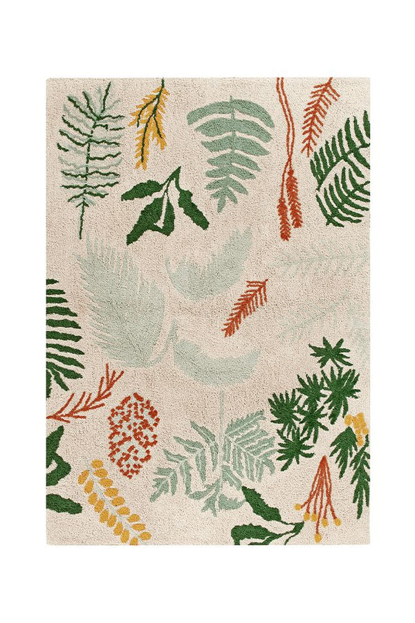 WASHABLE AREA RUG BOTANIC PLANTS-Cotton Rugs-By Lorena Canals-1