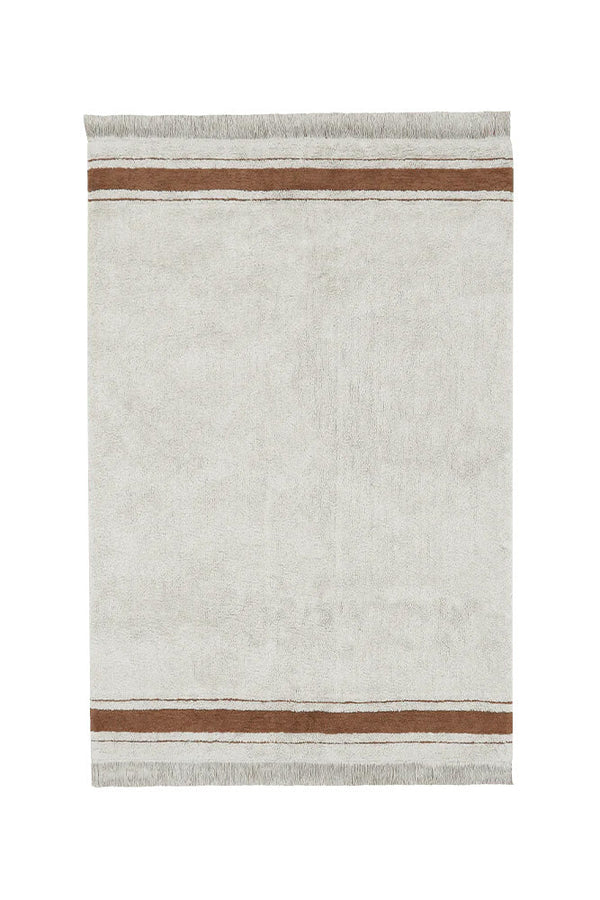 WASHABLE AREA RUG GASTRO TOFFEE-Cotton Rugs-By Lorena Canals-1