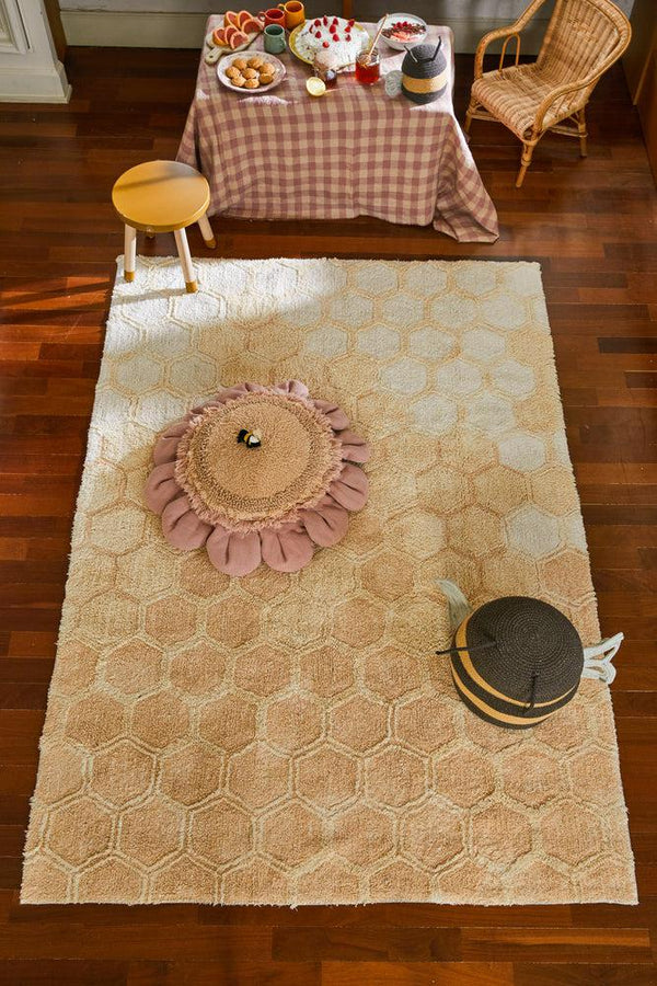 WASHABLE AREA RUG SWEET HONEY-Cotton Rugs-By Lorena Canals-2