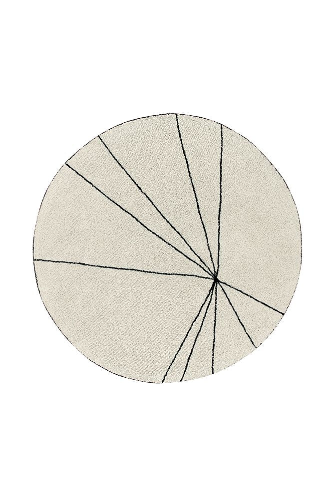 WASHABLE AREA RUG TRACE BEIGE-Cotton Rugs-By Lorena Canals-1