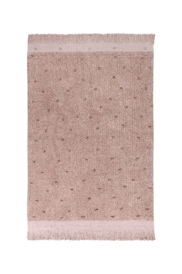 WASHABLE AREA RUG WOODS SYMPHONY NUDE-Cotton Rugs-By Lorena Canals-1