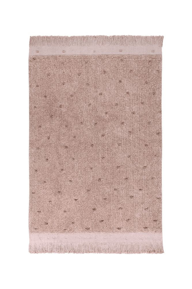 WASHABLE AREA RUG WOODS SYMPHONY NUDE-Cotton Rugs-By Lorena Canals-1