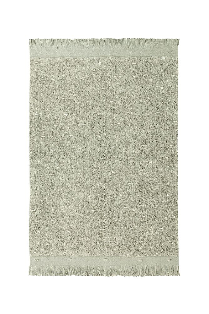 WASHABLE AREA RUG WOODS SYMPHONY OLIVE-Cotton Rugs-By Lorena Canals-1