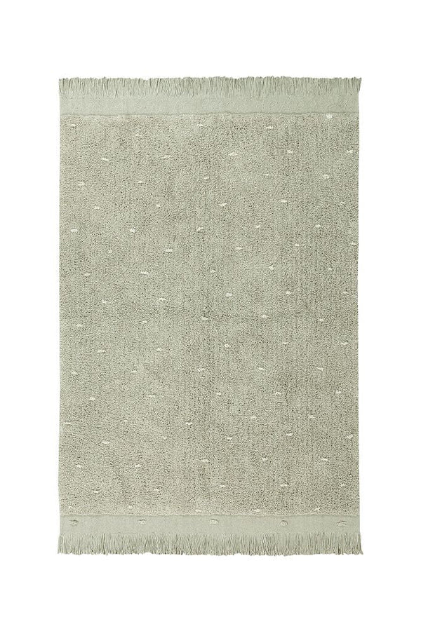 WASHABLE AREA RUG WOODS SYMPHONY OLIVE-Cotton Rugs-By Lorena Canals-1