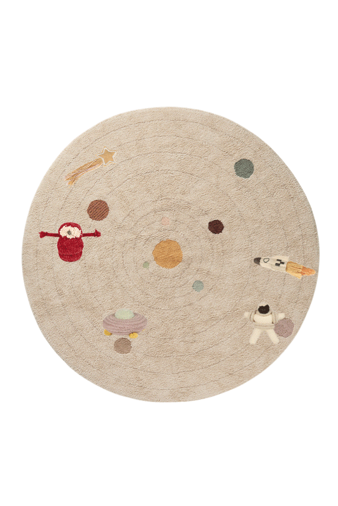 WASHABLE PLAY RUG SOLAR SYSTEM