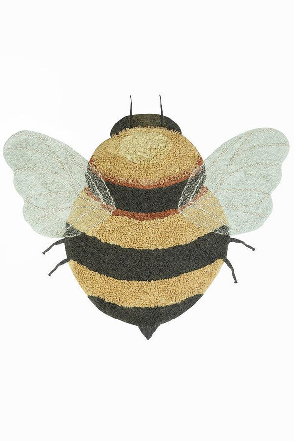 WASHABLE COTTON RUG BEE-Cotton Rugs-By Lorena Canals-1