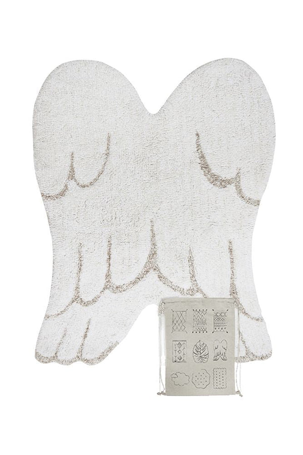 WASHABLE COTTON RUG MINI WINGS-Cotton Rugs-By Lorena Canals-1