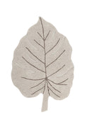WASHABLE COTTON RUG MONSTERA NATURAL-Cotton Rugs-By Lorena Canals-1