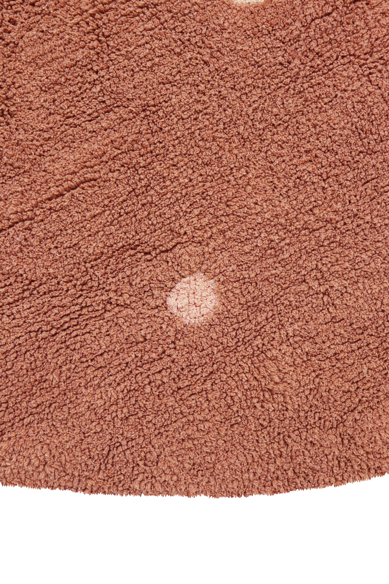 WASHABLE RUG ROUND DOT CHESTNUT-Cotton Rugs-Lorena Canals-6