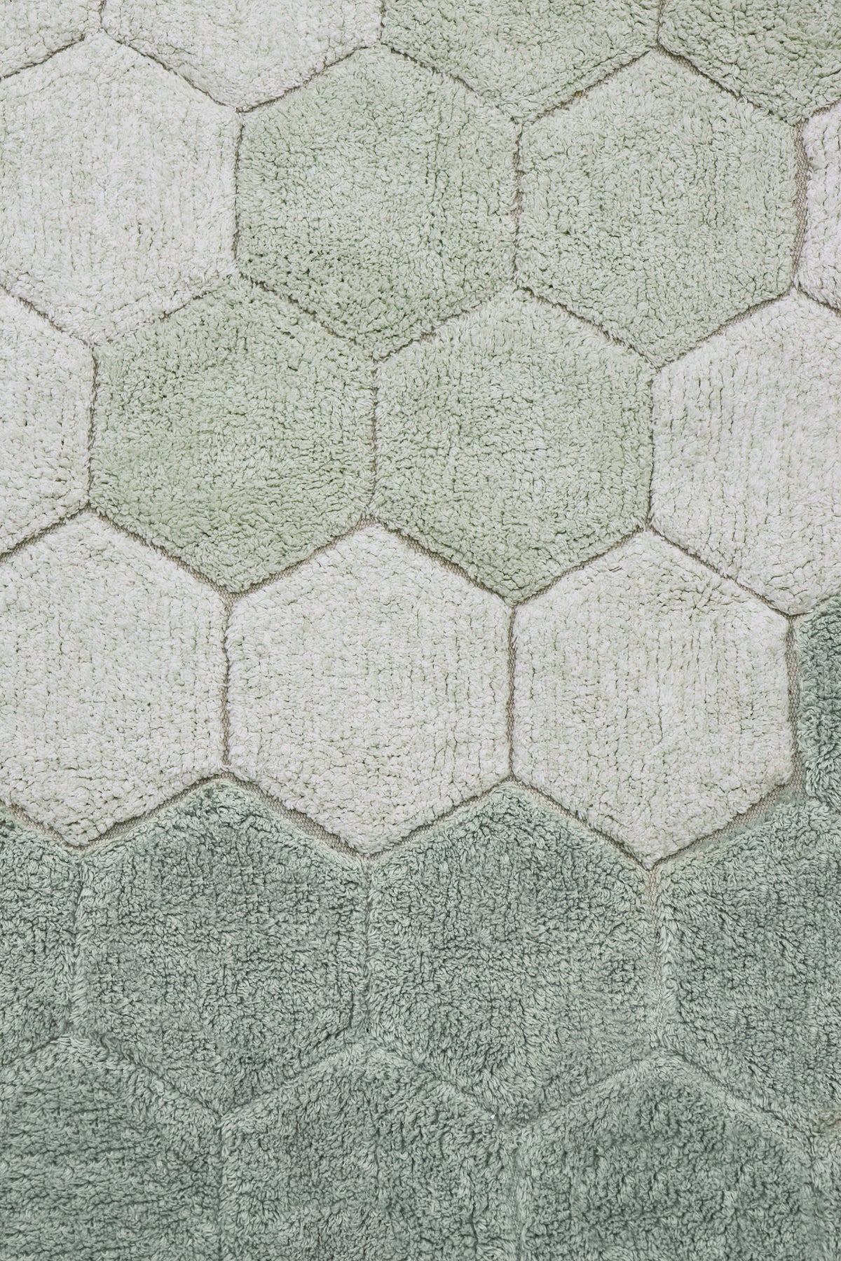 Washable Round Rug Honeycomb Blue Sage – Lorena Canals | Official Website