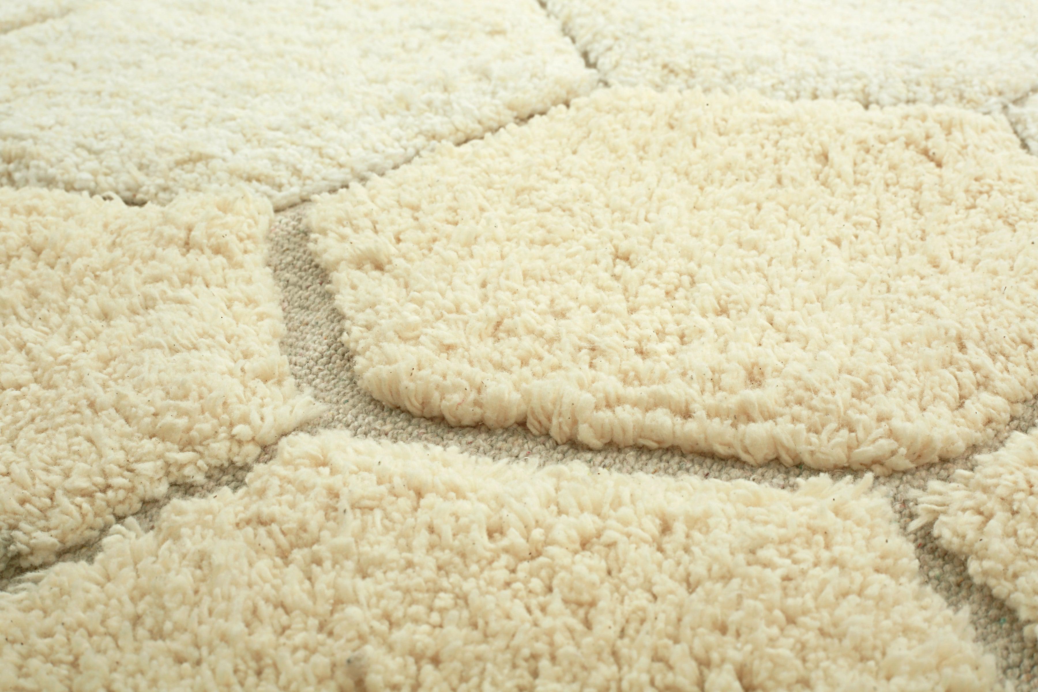 WASHABLE ROUND RUG HONEYCOMB GOLDEN-Cotton Rugs-By Lorena Canals-5